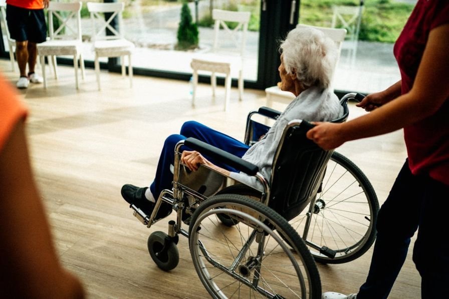wheelchair support to the senior citizens